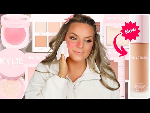 FULL FACE OF KYLIE COSMETICS | NEW FOUNDATION | HITS AND MISSES | Casey Holmes